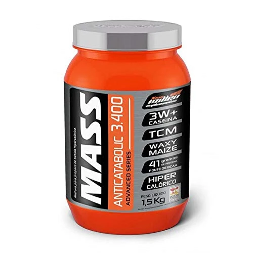 MASS 3400 ANTICATABOLIC MORANGO 1 5G PT NEW MILLEN