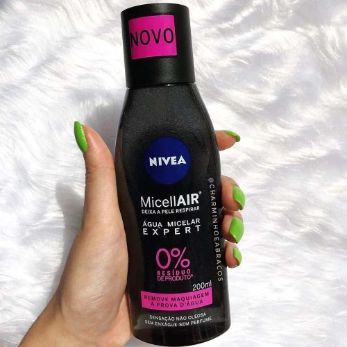 ÁGUA MICELAR EXPERT SEM PERFUME NIVEA MICELLAIR FRASCO 200ML