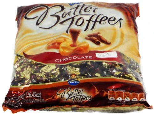 CARAMELO BUTTER TOFFEES ARCOR CHOCOLATE