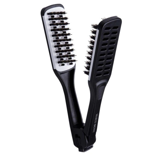 ESCOVA PRANCHA DE CERÂMICA DUPLA ALTURA MARCO BONI PRETA