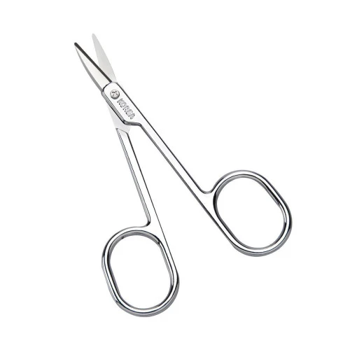 TESOURA PARA UNHA EM AÇO NIQUELADO E PONTA CURVA - MARCO BONI