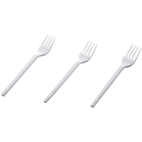 GARFO DE PLÁSTICO REFEIÇÃO CRISTAL COM 10 UNIDADES REGINA FESTAS