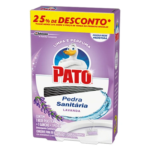 DETERGENTE SANITÁRIO EM PEDRA LAVANDA PATO GRÁTIS 25% DE DESCONTO