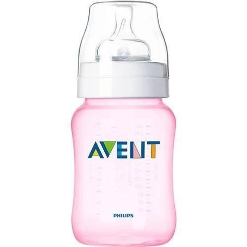 MAMADEIRA CLASSIC PP 260ML ROSA PHILIPS AVENT SCF814/17