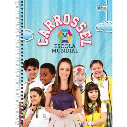 UNIVERSITÓRIO ESPIRAL DURA TILIBRA CARROSSEL 1 MATERIAS 96 FOLHAS