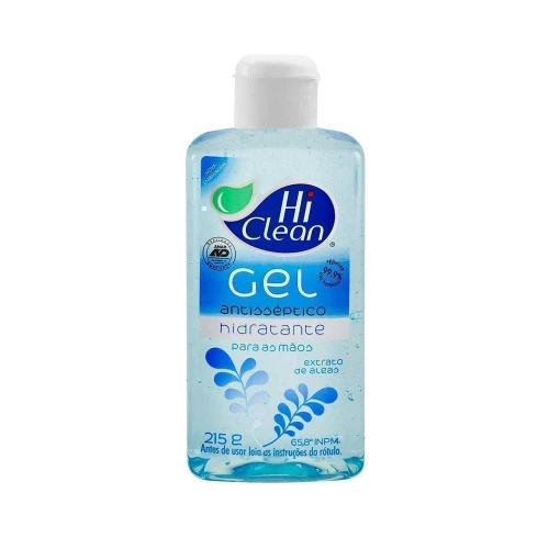 GEL ANTISSÉPTICO HI CLEAN EXTRATO DE ALGAS 215G