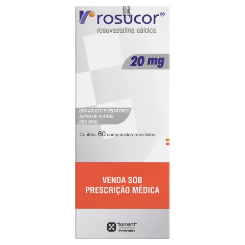 ROSUCOR 20MG TORRENT PHARMA CAIXA 60 COMPRIMIDOS REVESTIDOS