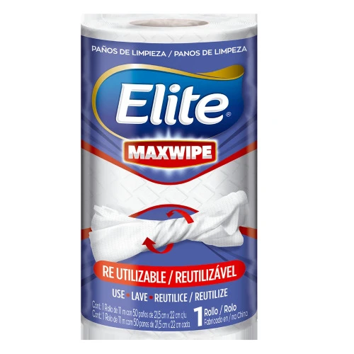 TOALHA REUTILIZAVEL COM 50 ELITE MAX WIPE