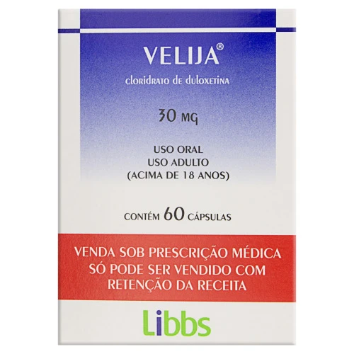 VELIJA 30MG LIBBS CAIXA 60 CÁPSULAS