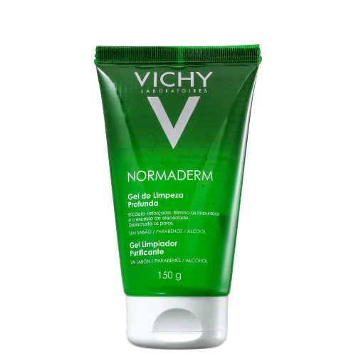 / GEL DE LIMPEZA FACIAL VICHY NORMADERM PELE MISTA A OLEOSA 150G