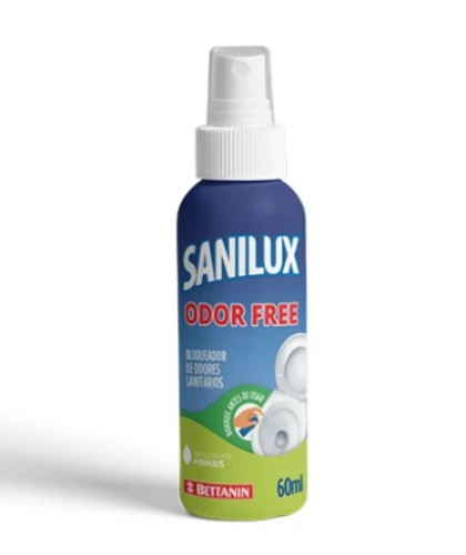 BLOQUEADOR DE ODORES SANITÁRIOS ÇÕDOR FREE FRASCO DE 60ML SANILUX SANILUX