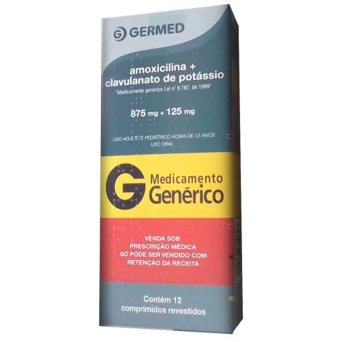 AMOXICILINA CLAV POTASSIO 875 125MG CAIXA 12 COMP REV