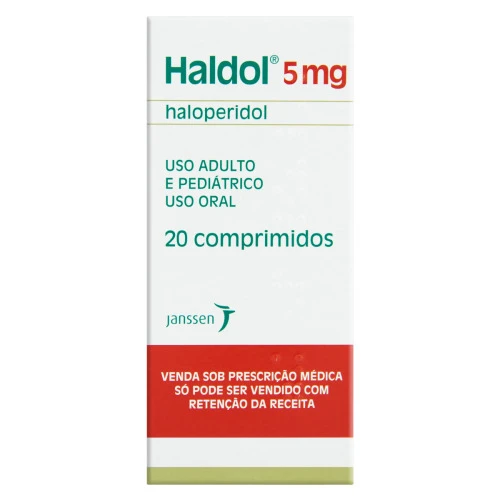 HALDOL 5MG JANSSEN CAIXA 20 COMPRIMIDOS