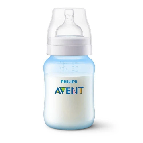 MAMADEIRA CLÁSSICA AVENT ANTI-CÓLICA 260ML AZUL  - PHILIPS AVENT