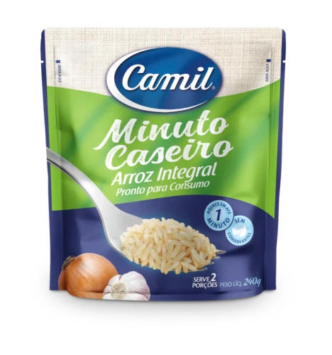 ARROZ PRONTO CAMIL MIN CASEIRO 240G INTEGRAL