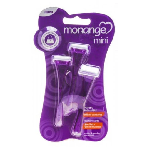 APARELHO DE DEPILAÇÃO MONANGE MINI 3 UNIDADES