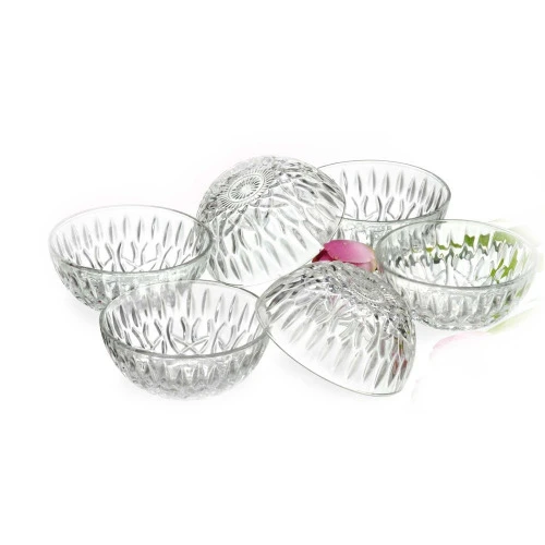 CONJUNTO SOBREMESA CRISTAL 6PCS UNICASA