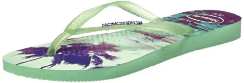 SANDALIA HAVAIANA SLIM PAISAGE 35 36 VERDE PASTEL