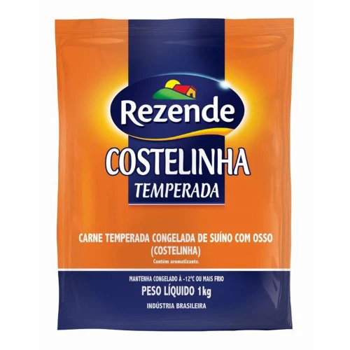 COSTELA SUINA REZENDE 1KG TEMPERADA CONG