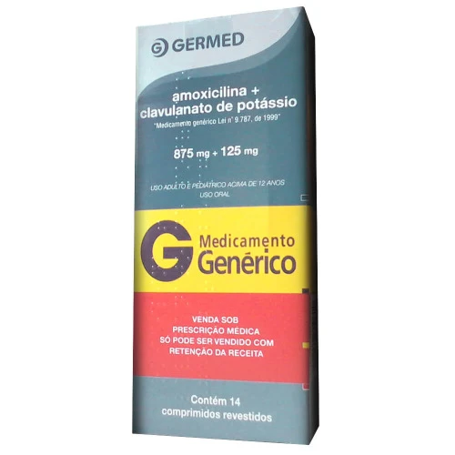 AMOXICILINA CLAV POTASSIO 875 125MG CAIXA 14 COMP REV