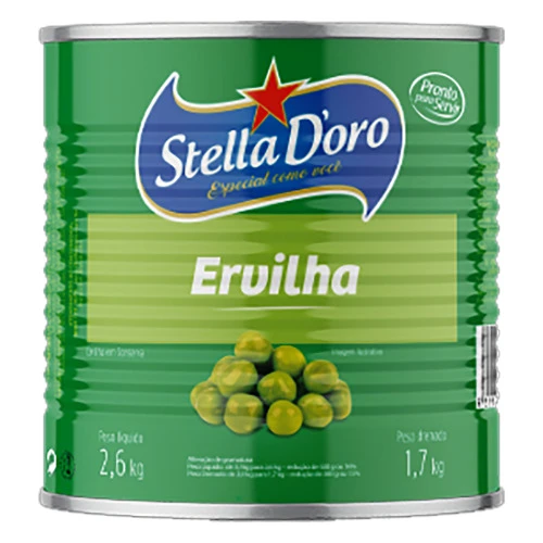 ERVILHA EM CONSERVA STELLA DORO LATA 1 7KG