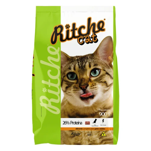 ALIMENTO PARA GATOS ADULTOS RITCHE CAT PACOTE 900G