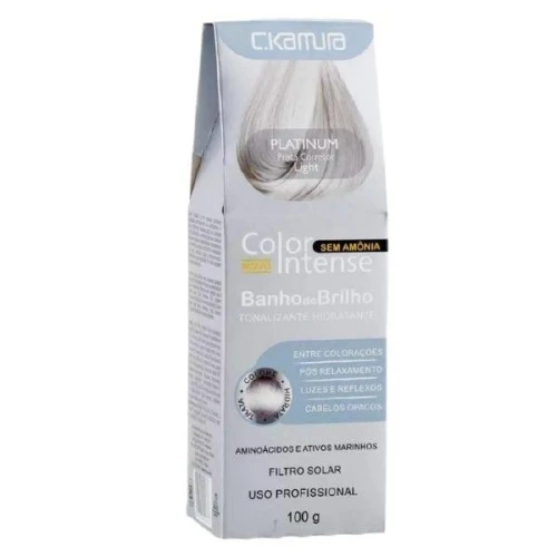 TONALIZANTE COLOR INTENSE PLATINUM 100G - C.KAMURA