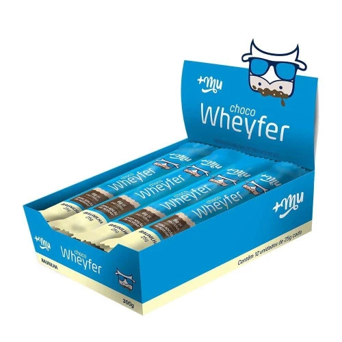 CHOCO WHEYFER (12X 25GR) BAUNILHA +MU