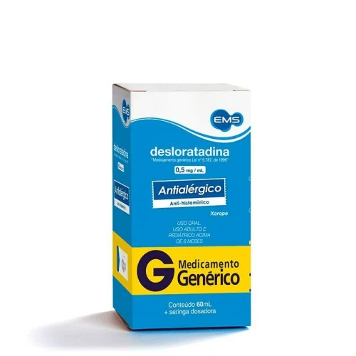 DESLORATADINA 0 5MG ML XPE FR 60ML