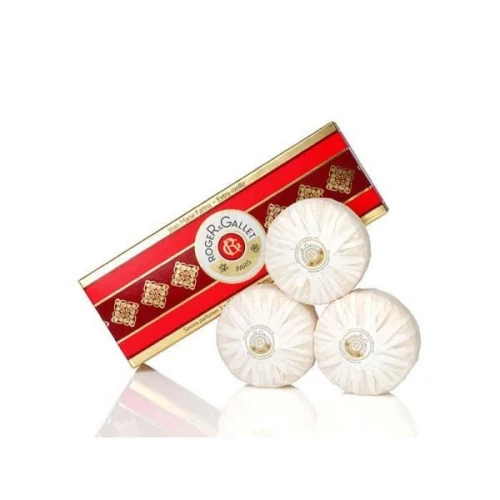 ROGER E GALLET JEAN MARIE FARINA REFRESCANTE 100 GRAMAS 3 UNIDADES