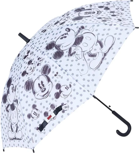 SOMBRINHA LONGA AUTO MICKEY MIMO STYLE PRETO BRANCO