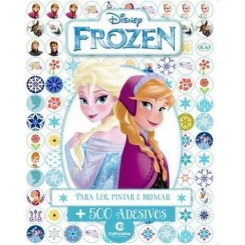 LV FROZEN DISNEY LER PINTAR E BRINCAR