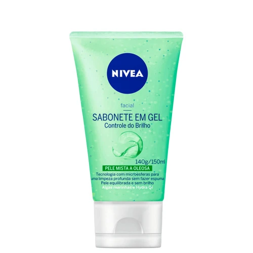 SABONETE GEL CONTROLE DO BRILHO FACIAL NIVEA BISNAGA 150ML