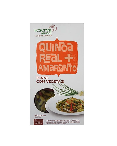 MUNDO DA QUINOA PENNE TRIC QUINOA AMARAN 300G