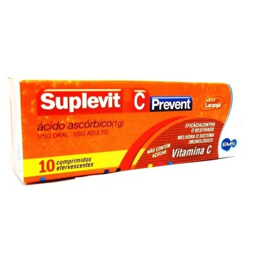 SUPLEVIT C PREVENT EFV 1 G 10 CP VITAMINA C EMS.
