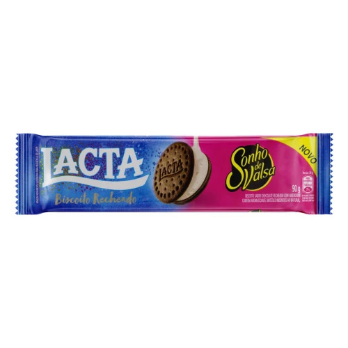 BISCOITO SONHO DE VALSA LACTA PACOTE 90G