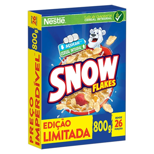 CEREAL MATINAL NESTLÉ SNOW FLAKES CAIXA 800G