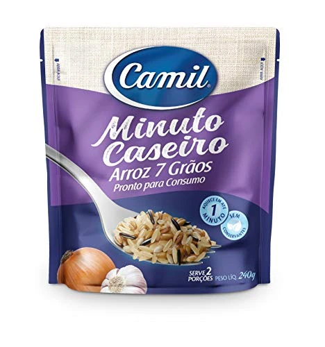 ARROZ PRONTO CAMIL MIN CASEIRO 240G 7GRAOS