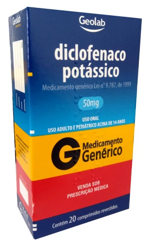 DICLOFENACO POTASSICO 50MG CAIXA 20 COMP REV