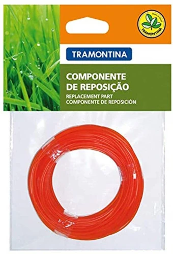 FIO DE NYLON 2 4 MM 12 M DE COMPRIMENTO PARA ROÇADEIRA RE1000 RC26K RC26H RC33B 43B