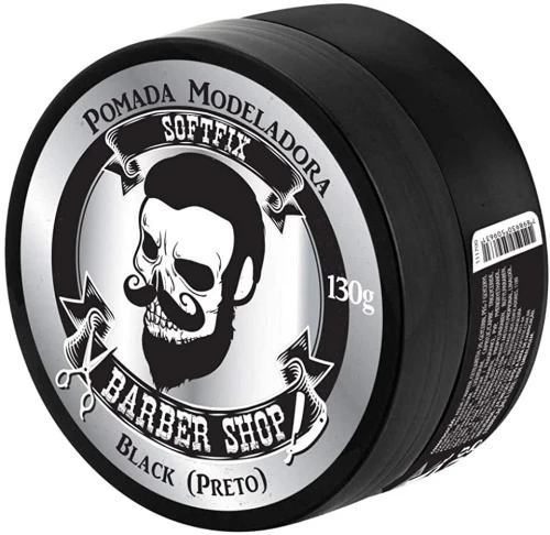 POMADA MODELADORA BLACK BARBER SHOP SOFT FIX