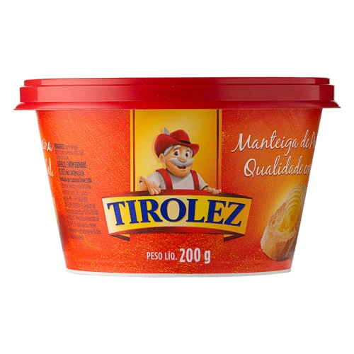 MANTEIGA COM SAL TIROLEZ POTE 200G