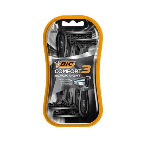 APARELHO BIC COMFORT 3 COM 4 BLACK