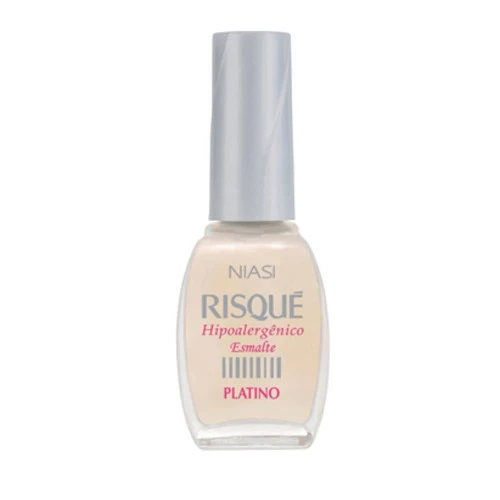 ESMALTE RISQUE HIPOALERGENICO 10 5ML PLATINO