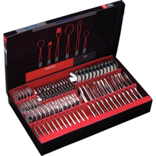 TRAMONTINA INOX BERLIN BRIL 72 PEÇAS