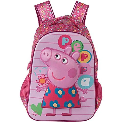MOCHILA INFANTIL GRANDE PEPPA PIG COLORFULL ROSA XERYUS