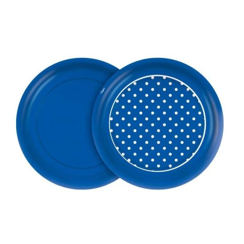 PRATO FESTA 18CM COL AZUL ROYAL POA 8UN