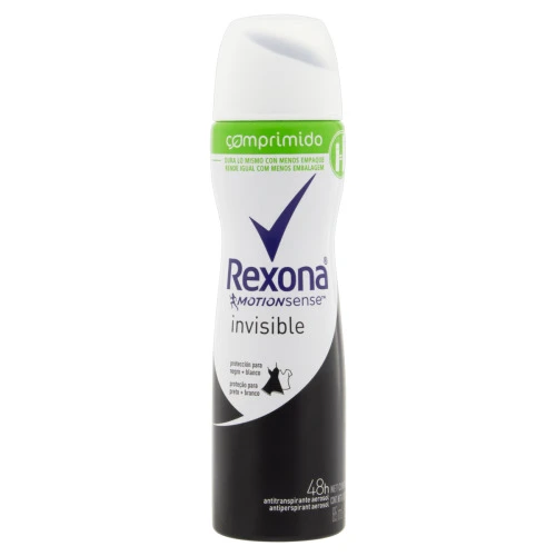 ANTITRANSPIRANTE AEROSSOL INVISIBLE COMPRIMIDO REXONA MOTIONSENSE 85ML