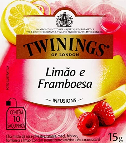 CHÁ TWININGS 15G MISTO LIMÃO FRAMB