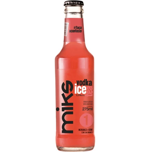 BEBIDA ICE MIKS 275ML MORANGO